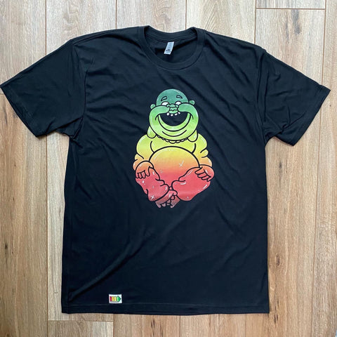 Rasta Buddha Graphic T-Shirt